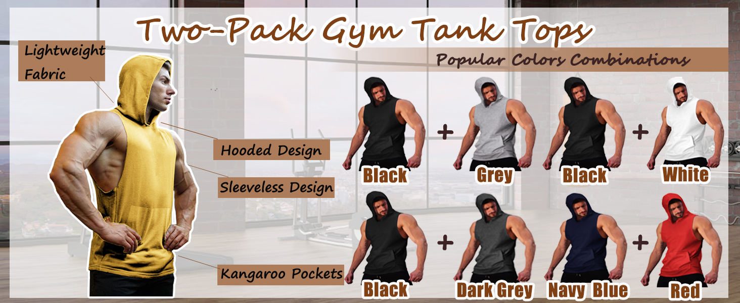 MENS gym tank tops