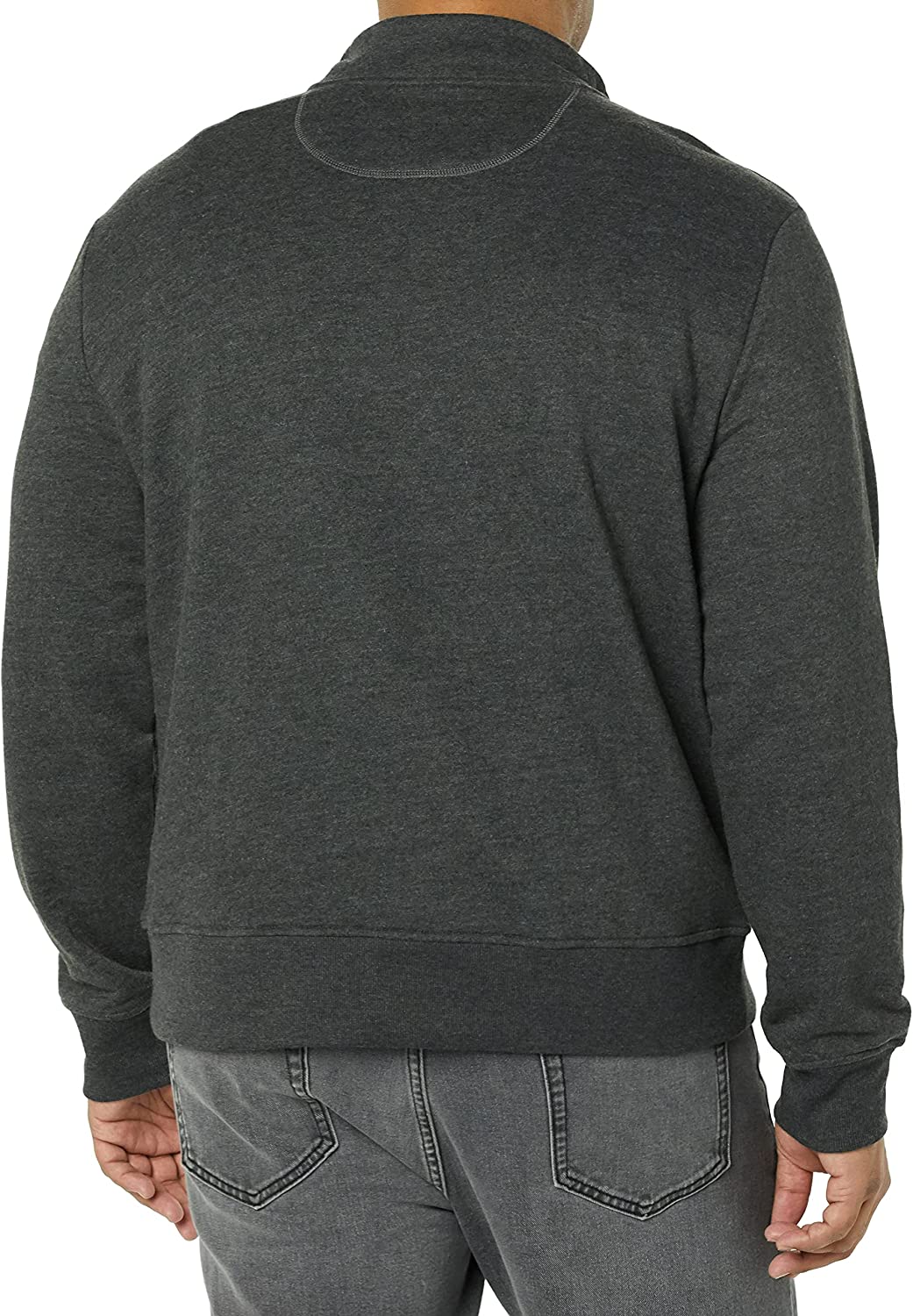 Men's Long-Sleeve Quarter-Zip Fleece Sweatshirt
