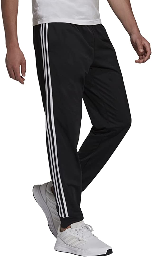 adidas Men's Aeroready Essentials Tapered Cuff Woven 3-Stripes Pants