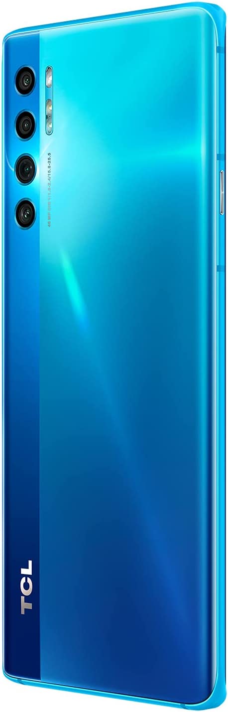 TCL 20 Pro 5G Unlocked Smartphone with 6.67” AMOLED FHD+ Display， 48MP OIS Quad Camera， 6GB+256GB， 4500mAh Battery， US 5G Verizon Cellphone， Marine Blue (Does not Support AT&amp;T 5G)