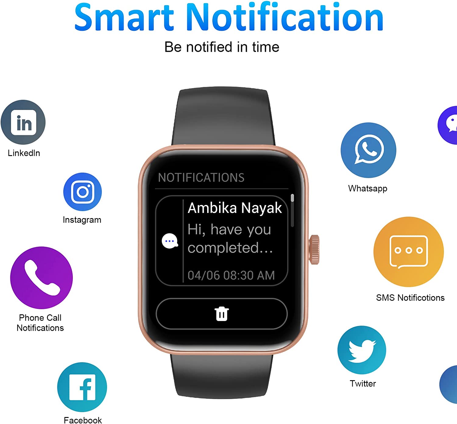 EURANS Smart Watch 42mm Bluetooth Calling (Answer/Make Call) HD Touch Screen IP68 Waterproof Fitness Tracker for Android and iOS Phones， Blood Oxygen &amp; Heart Rate Monitor， Sleep Tracking for Men W