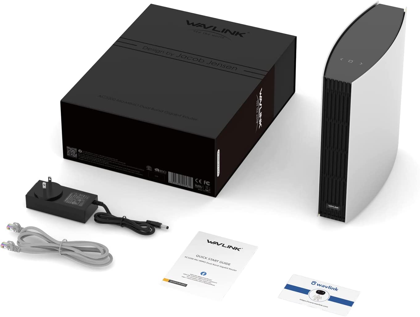 AC3200 Smart WiFi Router - Dual Band Gigabit Wireless Router for Home | Up to 2500 sq.ft Coverage & 100 Devices | 4 GB Ports & 1 USB | LED Screen | Gaming & Streaming | QoS, Parental Control, MU-MIMO