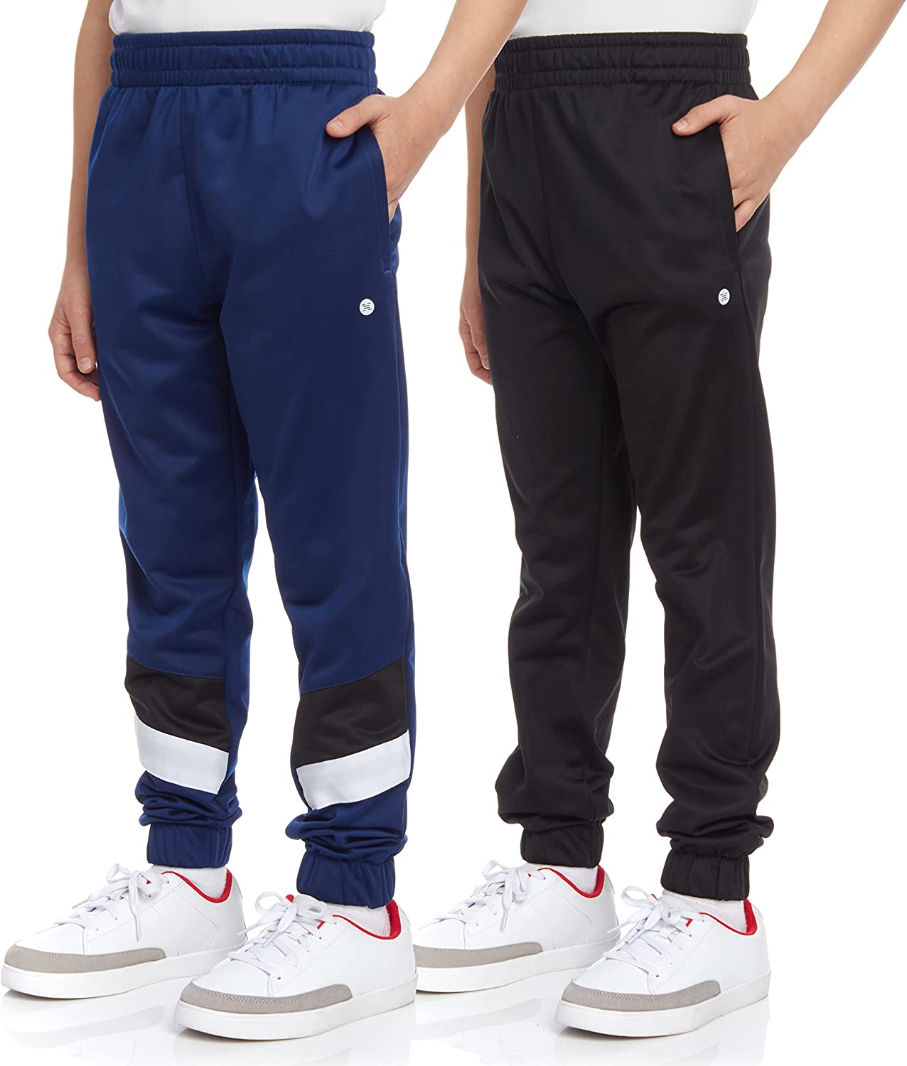 RBX Boy's Sweatpants - 2 Pack Active Tricot Jogger Pants (Size: 2T-20)