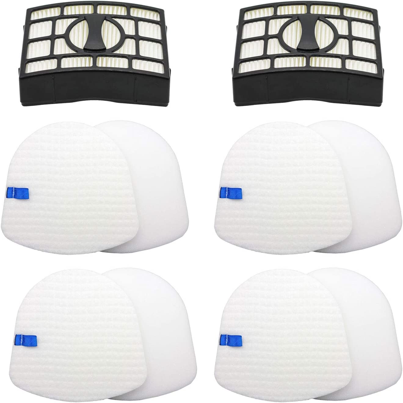 Colorfullife Replacement Filter for Shark Rotator Navigator Zero-M Lift-Away Speed Upright Vacuum UV650, UV725, ZU560, ZU560C, ZU561, ZU562, ZU572, ZD400, ZD402, Part XFFK560, XHEPA560, XFFKZD400, XHF