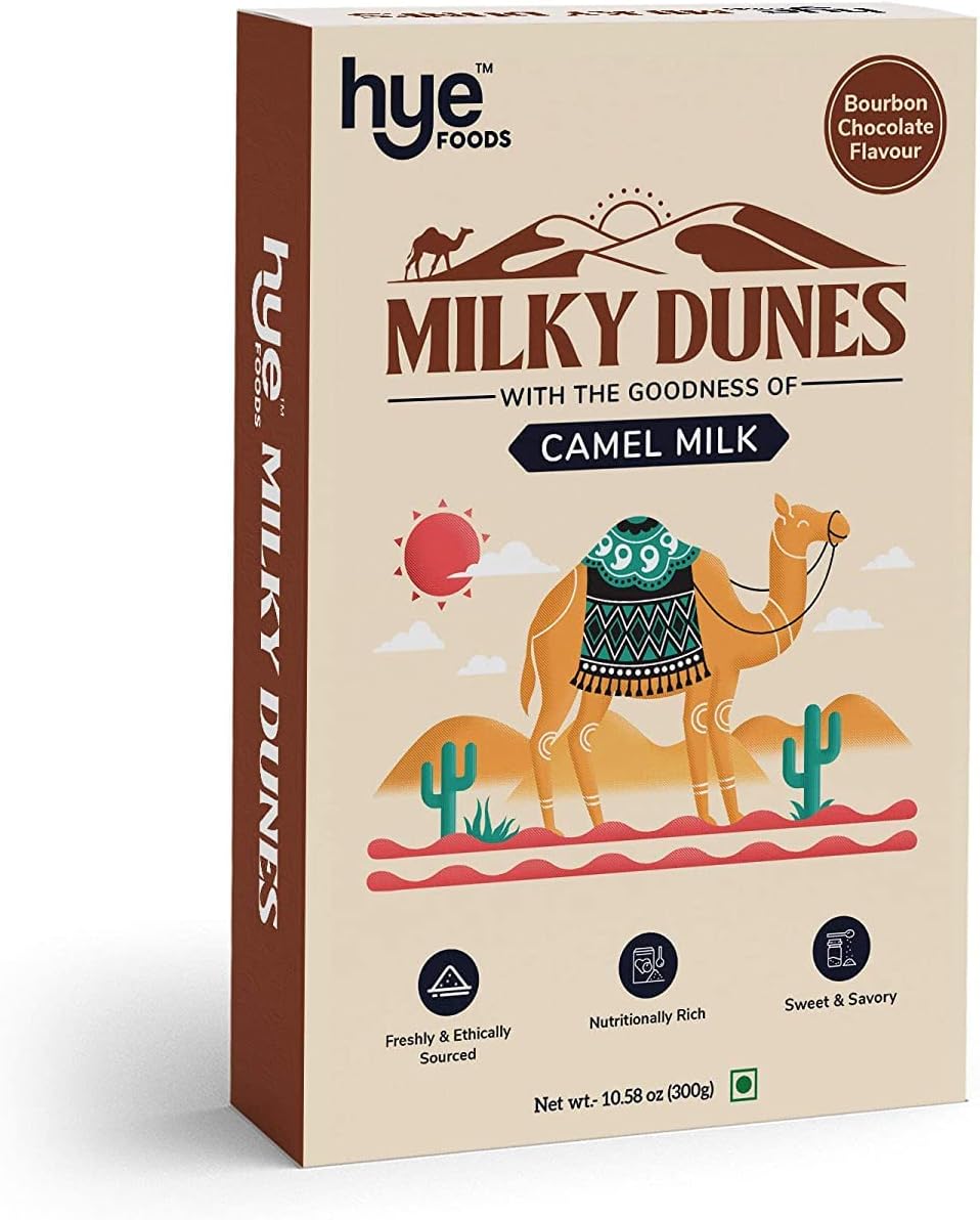 KHALI Milky Dunes | Camel Milk Powder | Bourbon Chocolate | 300gms | 10.58 Oz