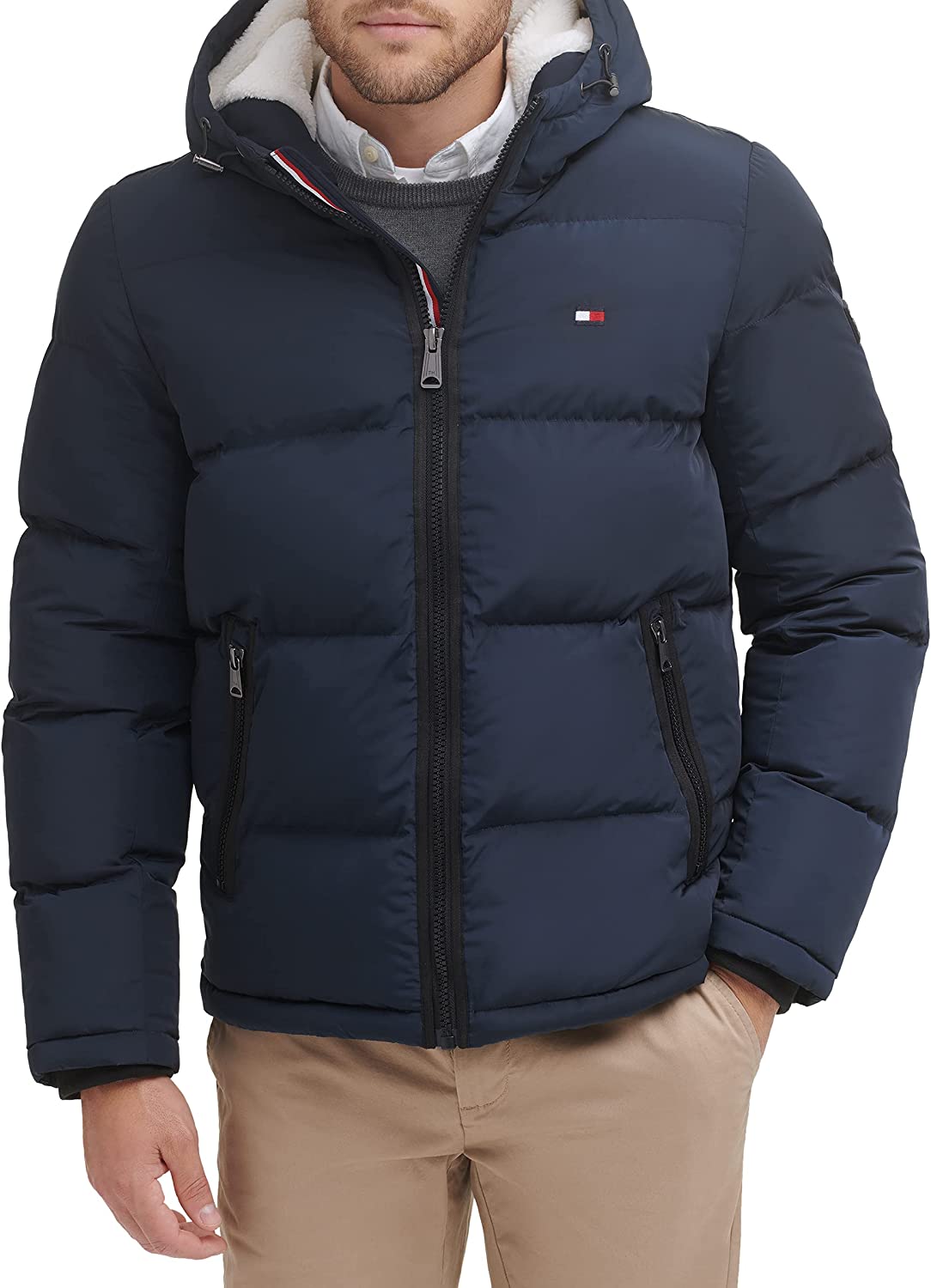 Tommy Hilfiger Men's Hooded Puffer Jacket