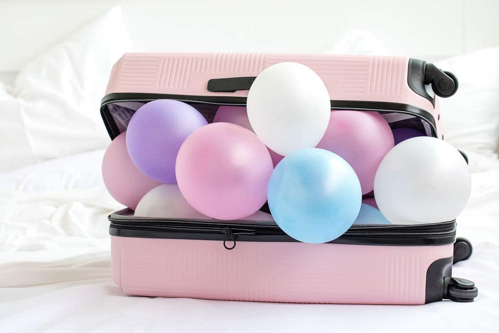 American Tourister Stratum XLT Expandable Hardside Luggage with Spinner Wheels， Pink Blush， Carry-On 21-Inch