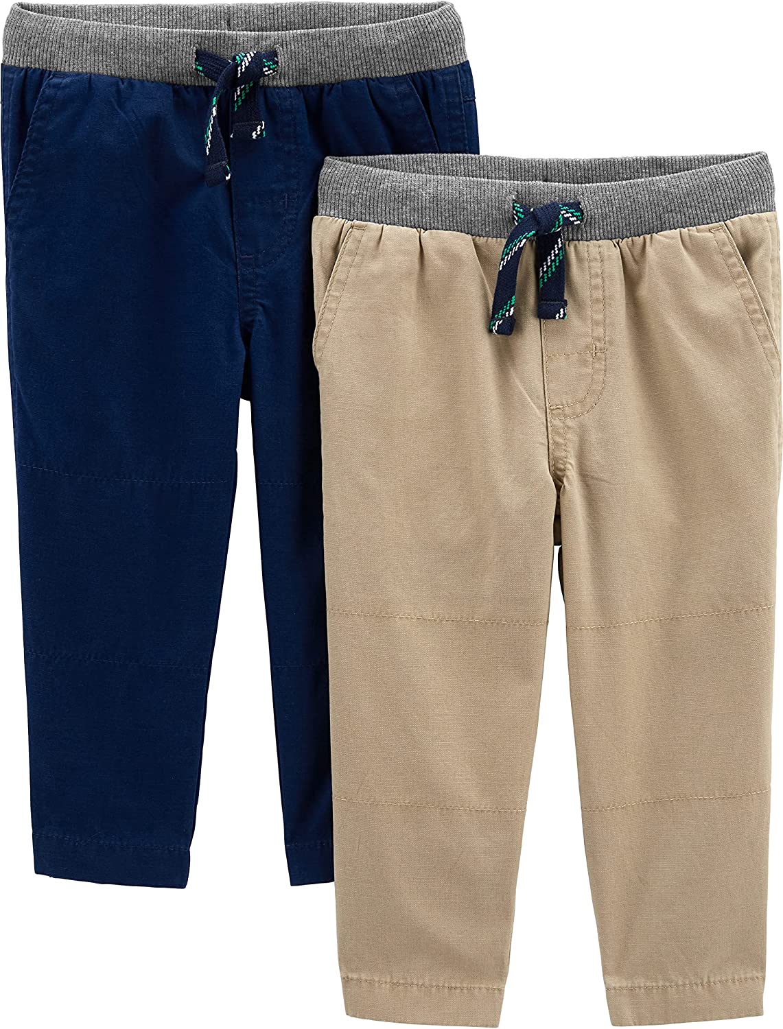 Simple Joys by Carter's Boys and Toddlers' Pull-On Pant, Pack of 2