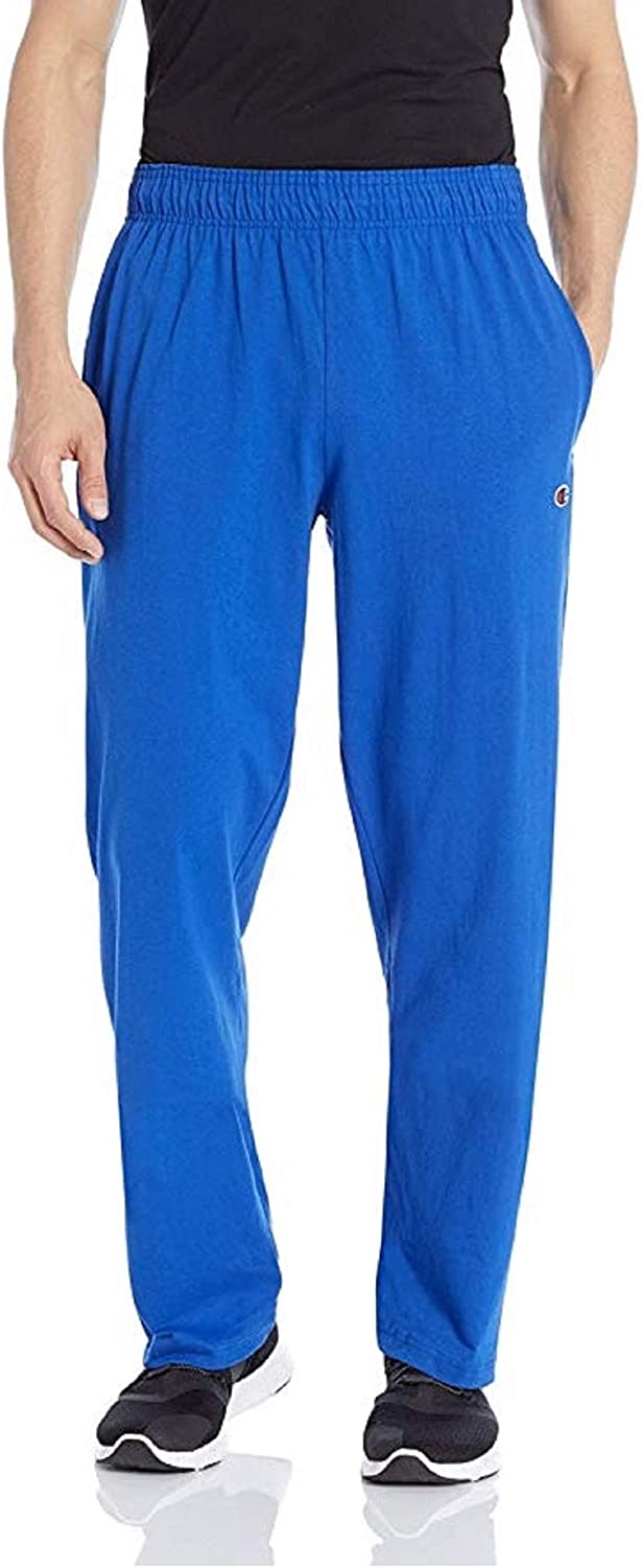 Champion Open Bottom Pants， Cotton Sweatpants for Men (Reg. Or Big &amp; Tall)