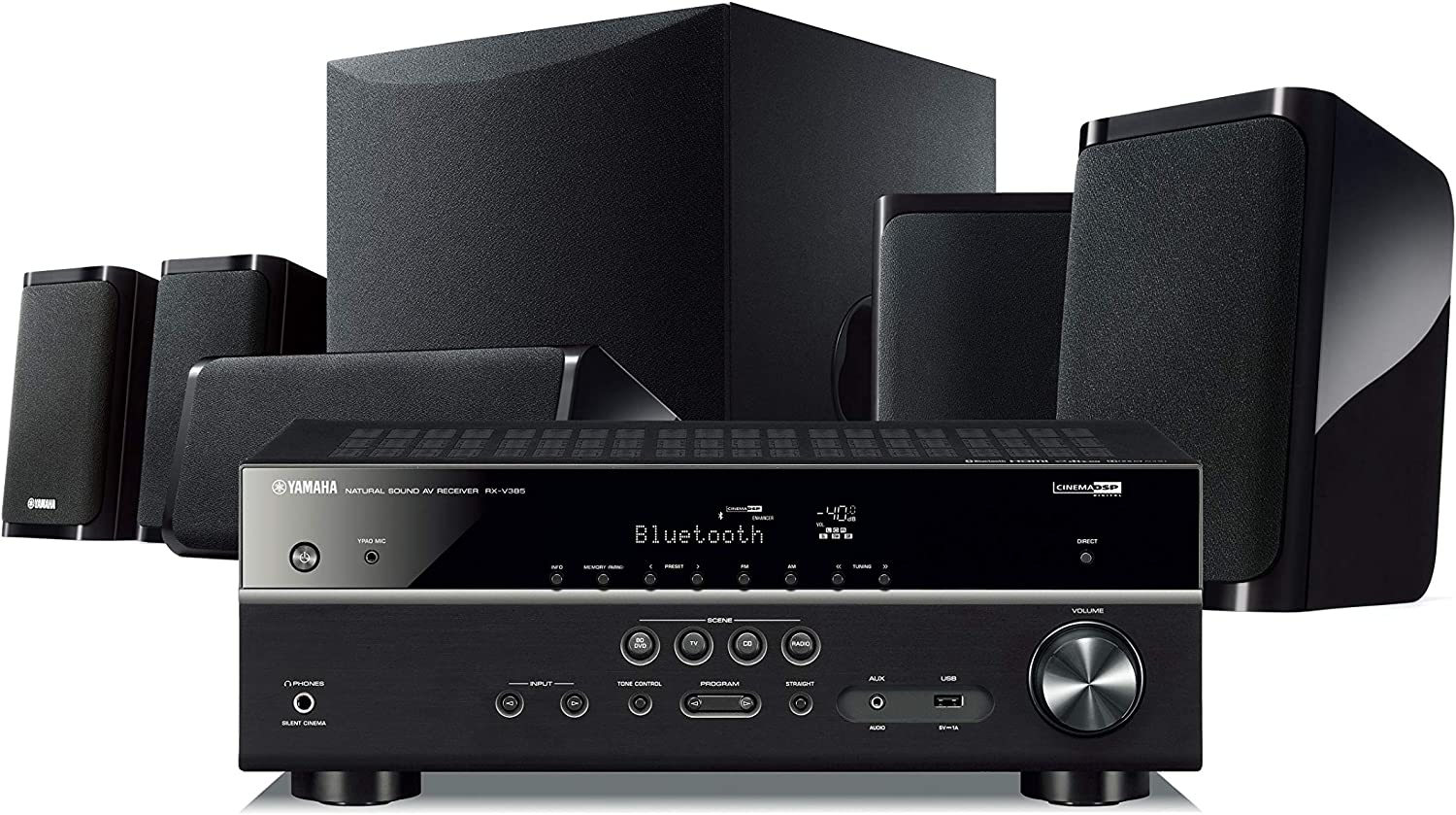 Yamaha YHT-4950U 4K Ultra HD 5.1-Channel Home Theater System with Bluetooth