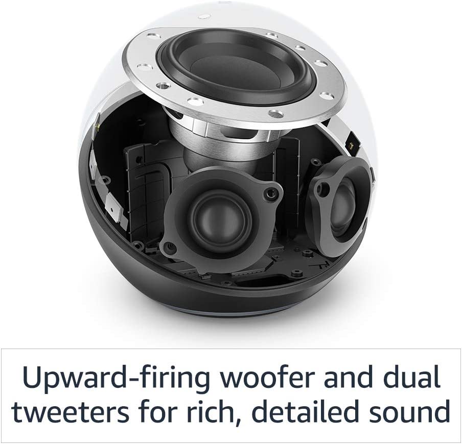 Echo (4th Gen) | With premium sound， smart home hub， and Alexa | Charcoal