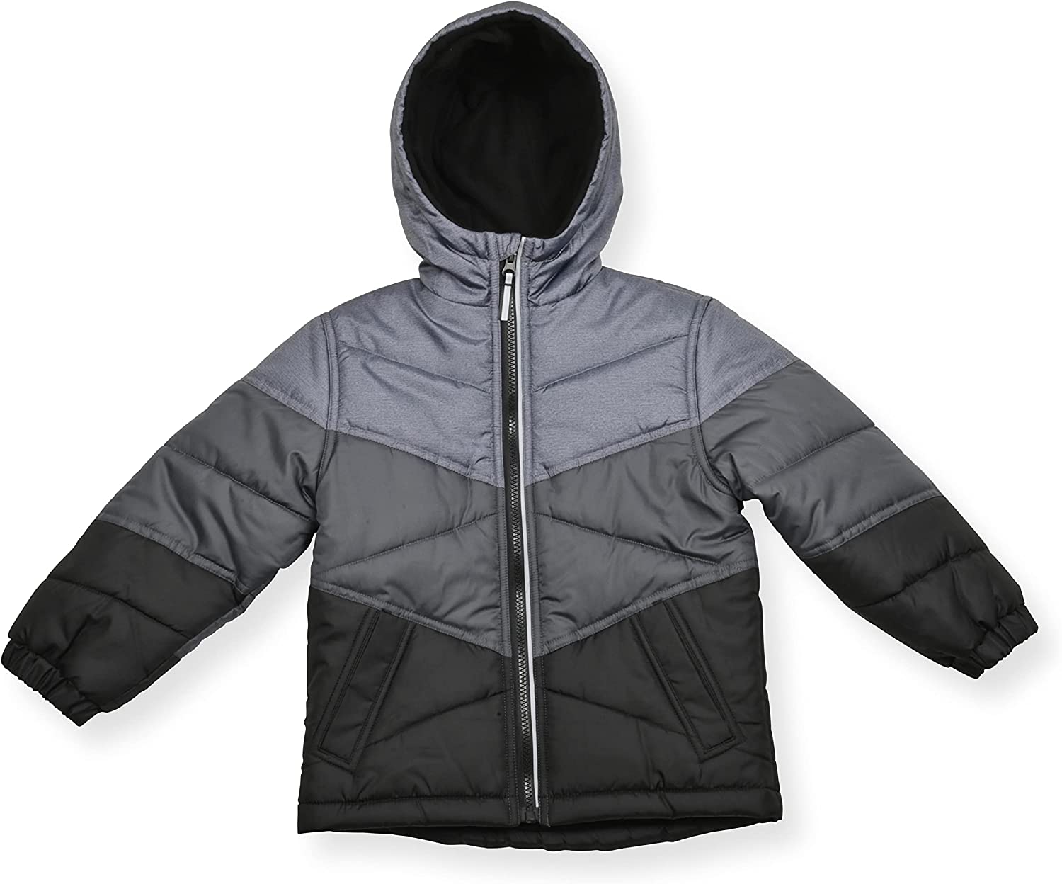 Arctic Quest Boys Windproof WATER RESISTANT Insulated Hooded Winter Snow and Ski Jacket