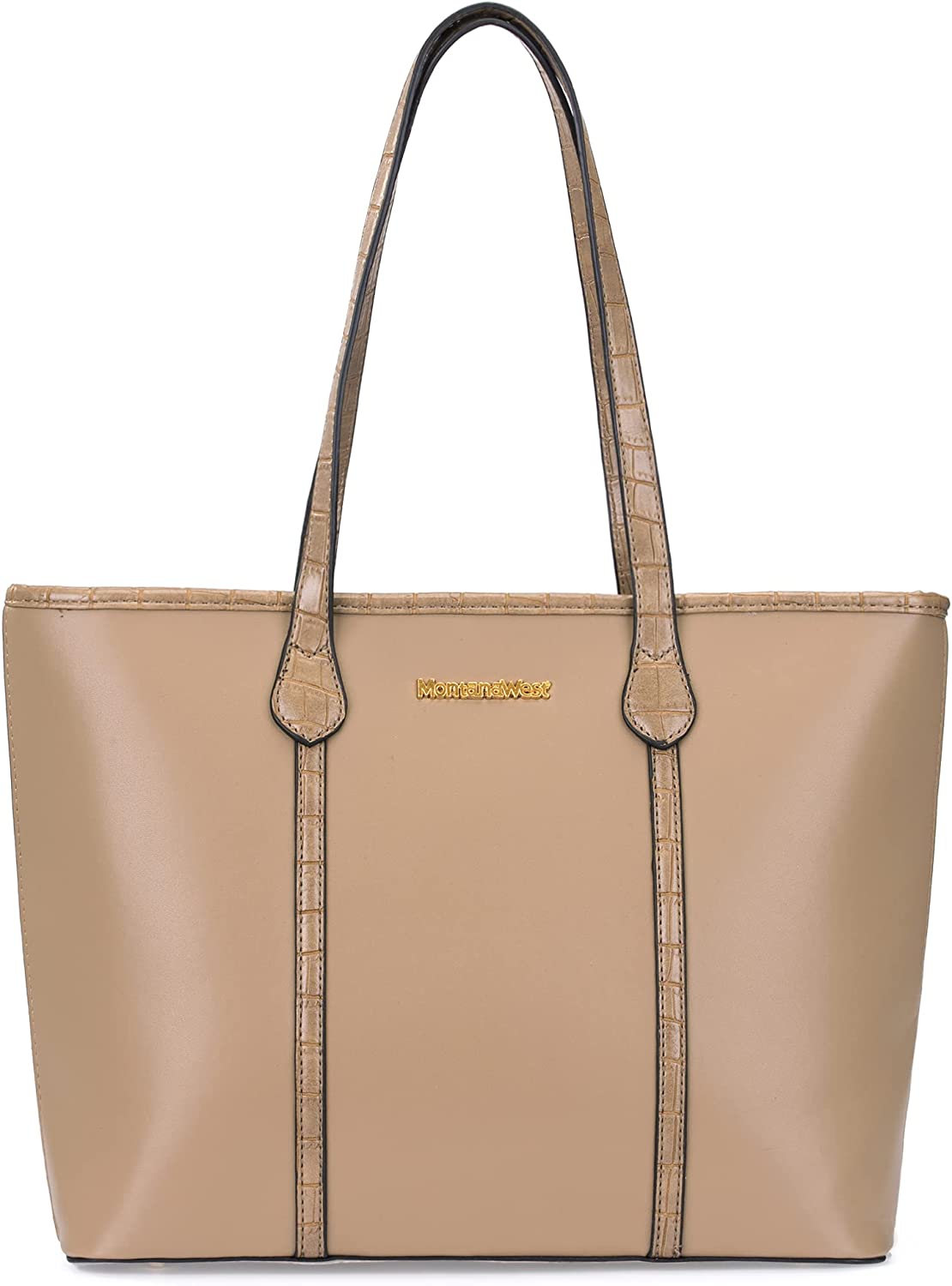 Montana West Tote Bags Vegan Leather Purses and Handbags for Women Top Handle Ladies Shoulder Bags