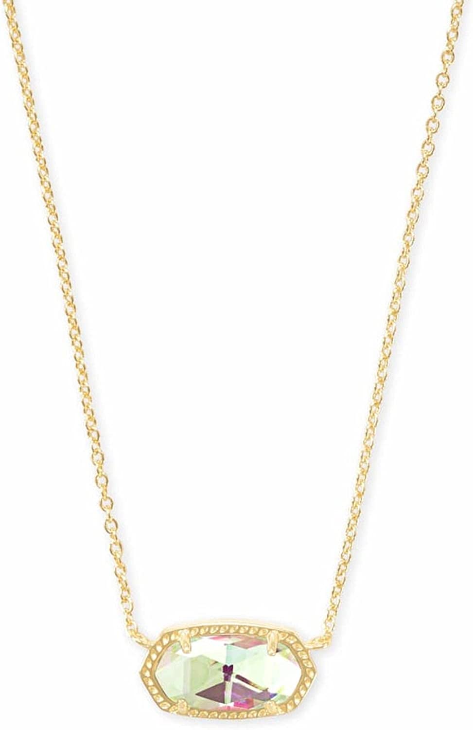 Kendra Scott Elisa Pendant Necklace for Women, Fashion Jewelry, 14k Gold-Plated