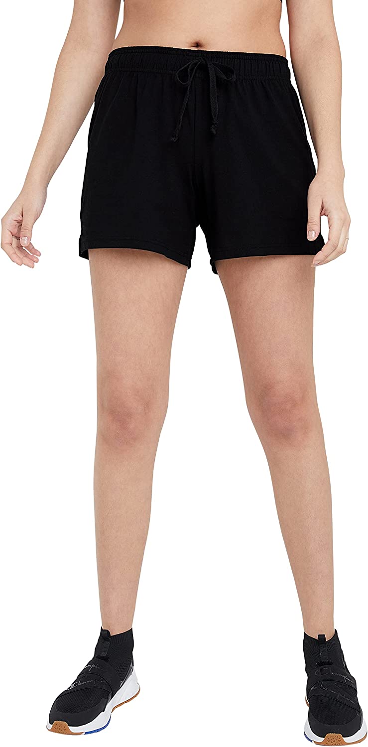 Champion Women's Jersey Shorts, Lightweight Gym Shorts for Women, Jersey Shorts for Women, 5"