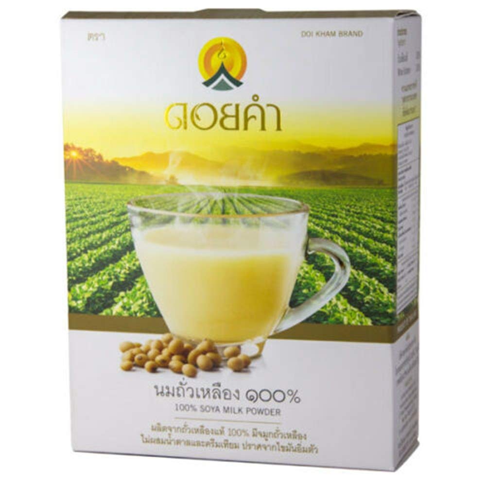 400g DOI KHAM Soy Milk Powder Drink 100% Soy Brew Hot Cold Project of Royal