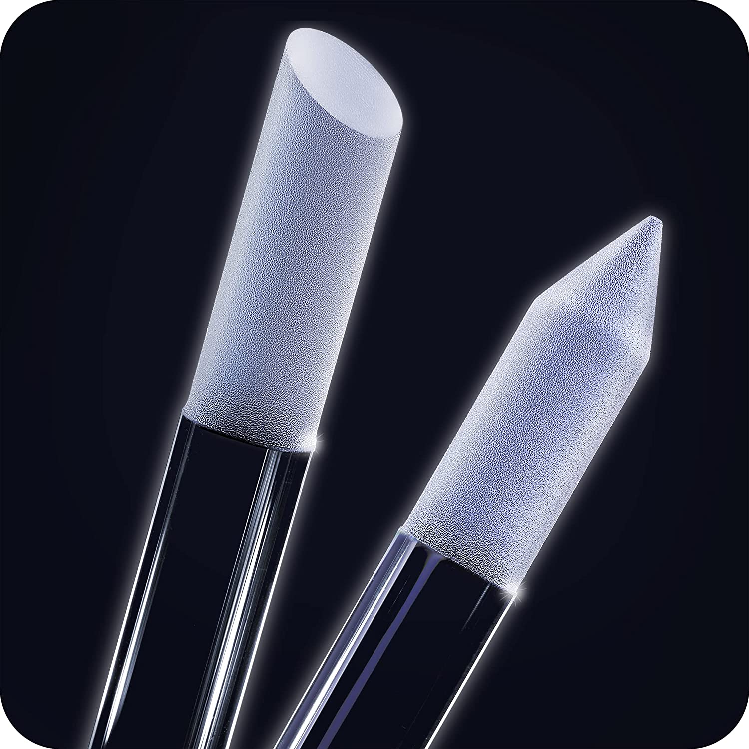 Glass Cuticle Pusher by GLADZY - Manicure Stick Professional Nail Care, Precision Filing Cuticle Remover, Etched Surface Never Wears Out, Genuine Czech Quality