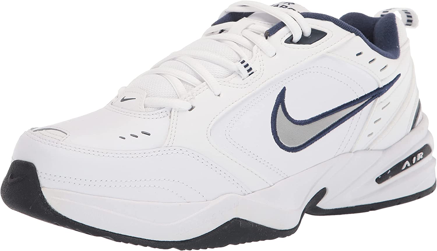 Nike Men's Air Monarch IV Wide (4E) White/Black (416355 101)