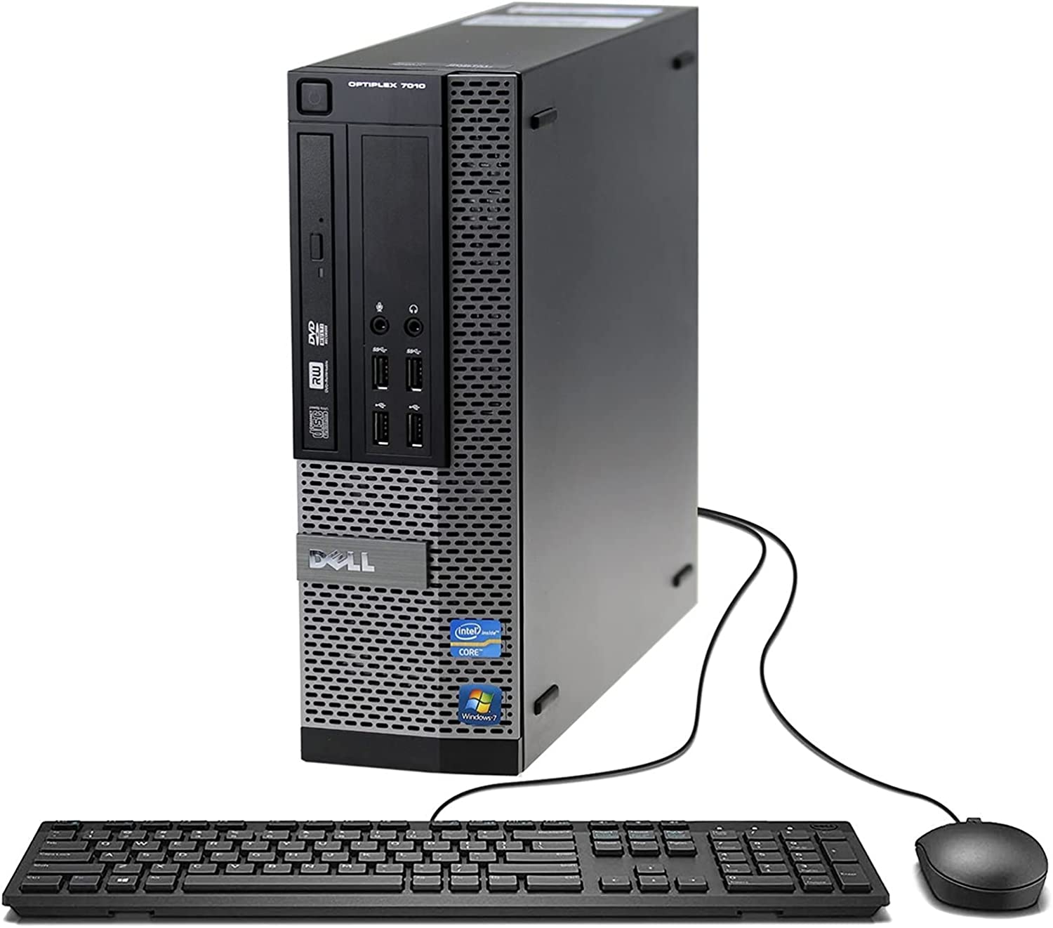 DELL Optiplex 7010 Small Form Factor Desktop Computer, Intel Quad-Core i7-3770 Up to 3.9GHz, 16GB RAM, 2TB 7200 RPM HDD, DVD, USB 3.0, WIFI, Windows 10 Pro (Renewed)']
